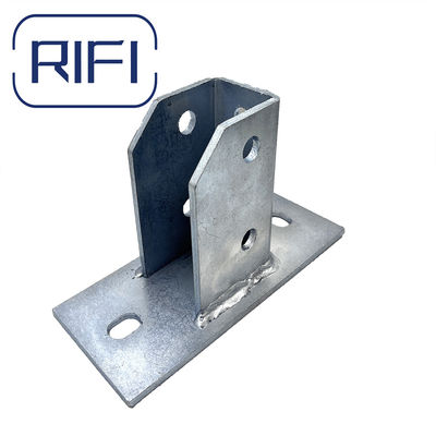 Customizable Support Frame 41mm Electro Galvanized Strut Channel Post Base