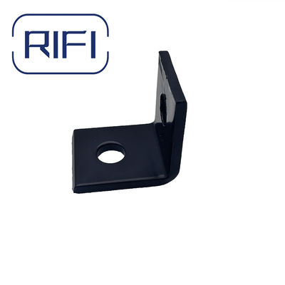 Steel 4 Holes Square Mount 1-5/8”Single Strut Channel Post Base With Powder Coated