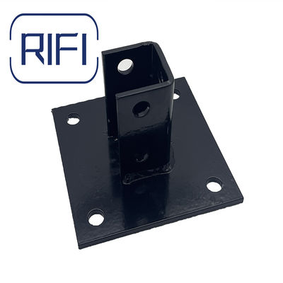 Strut C Channel Electro Galvanized Base Plate Strut Channel Fitting