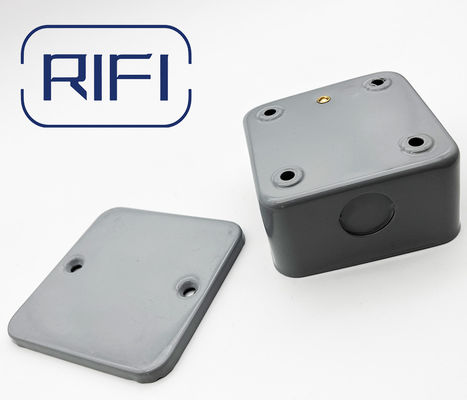 1 Gang 40mm Depth Electric Metal Clad Back Box Switches & Sockets With Brass Terminal