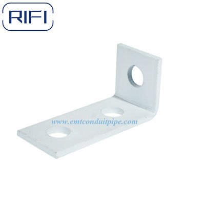 M8 Square Plate Unistrut Compatible Strut System Fitting Zinc Plated One Hole