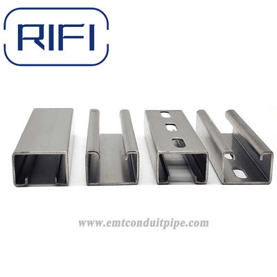 1 5 8 Strut Channel SS 304 SS316  SS Unistrut With  For Commercial Metal Structures And Accessories