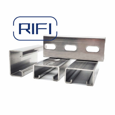 1 5 8 Strut Channel SS 304 SS316  SS Unistrut With  For Commercial Metal Structures And Accessories