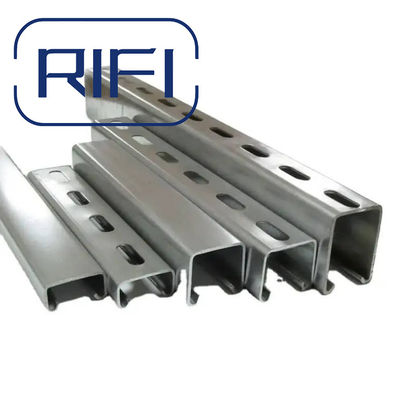 41X41 SS304 SS316 Slotted Unistrut Channel Solid Strut C Channel
