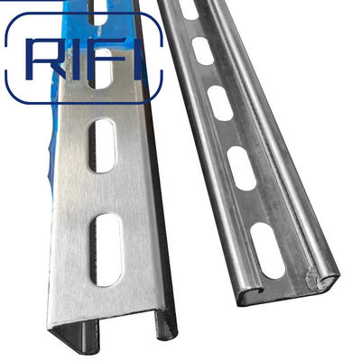 304 Or 316 Stainless Steel Strut Channel And Fittings For 10 Feet Length In Industrial Environments