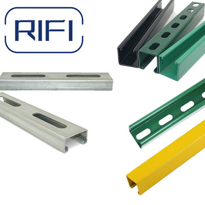 1 5 8 Strut Channel Carbon Steel / 304 Stainless Steel / Expoxy Coated Slotted C Channel