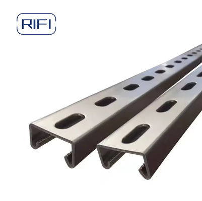 Galvanized Sheet Slotted Strut With Galvanized Steel Slotted Strut Channel