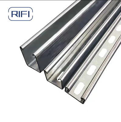 Galvanized Sheet Slotted Strut With Galvanized Steel Slotted Strut Channel