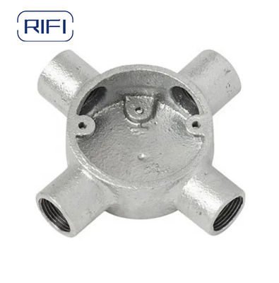 British Standard Gi Malleable Iron Different Way Decorative Metal Junction Box Sizes