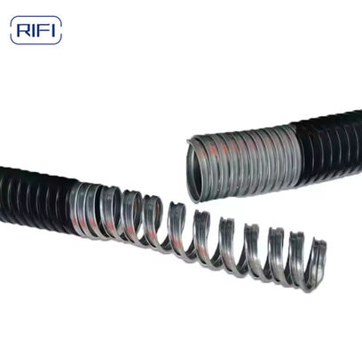PVC Coated Gi Flexible Metal Corrugated Electrical Conduit Pipes Hoses White Black