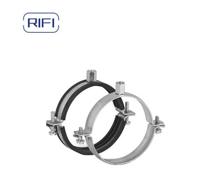 Rubber Hose Clips Mental Pipe Clamp with Rubber Insulated Cable Clamp
