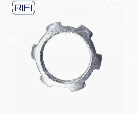 Grounding Steel External Threaded Teeth Electrical Lock Nuts