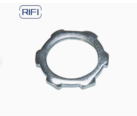 Grounding Steel External Threaded Teeth Electrical Lock Nuts