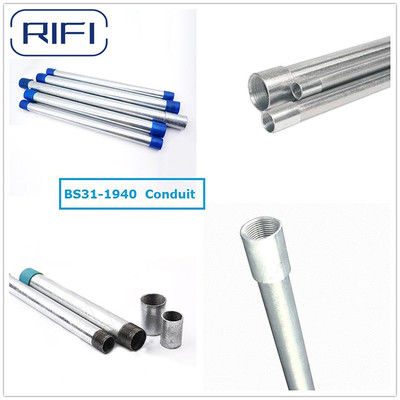 1mm 1.2mm Gi Welded Steel Tube / Pipe And Hot DIP Galvanized Steel Conduit Pipe For Building