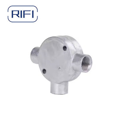 RIFI Three Way Terminal Allumininum  Electrical Conduit Box Threaded Type