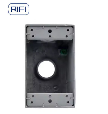 Two Gang Deep Box With 5/7 Holes Weatherproof Outlets Box Outdoorelectrical Box