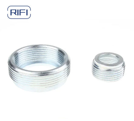 Reducing Bushing Steel Threaded Type Zinc Electroplated Steel IMC / Rigid Conduit Reducer Fitting