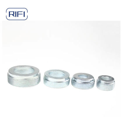 Reducing Bushing Steel Threaded Type Zinc Electroplated Steel IMC / Rigid Conduit Reducer Fitting