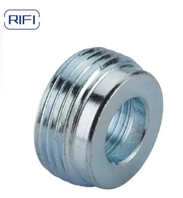 Reducing Bushing Steel Threaded Type Zinc Electroplated Steel IMC / Rigid Conduit Reducer Fitting