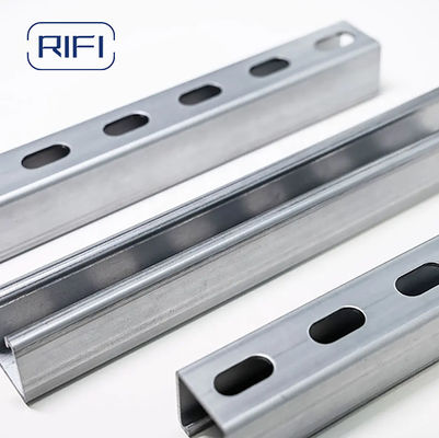 41x 41 Galvanized Slotted Unistrut Channel 10 Ft Steel Strut Channel