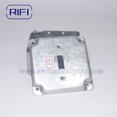 RS9 Raised Steel Cover Galvanized Electrical Conduit Box Cover For EMT Junction Boxes