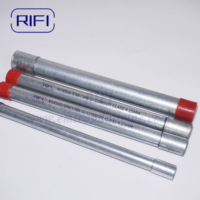Class 4 25mm GI Conduit Class 4 Galvanised Electrical Conduit For Project Directly