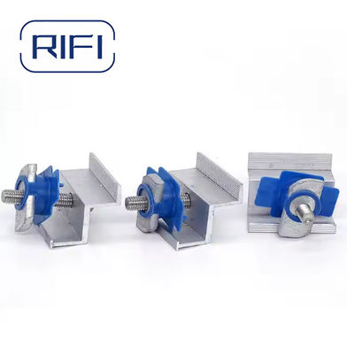 High Quality C Steel Rail MID And End Clamp Ground Steel Clamp