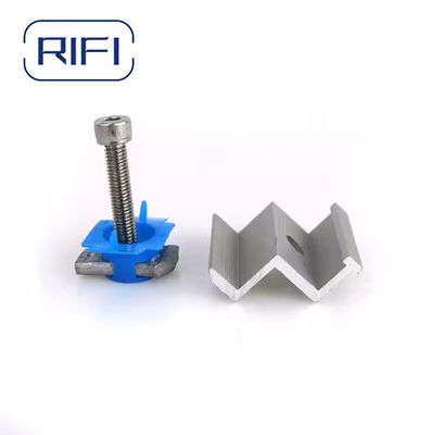 High Quality C Steel Rail MID And End Clamp Ground Steel Clamp