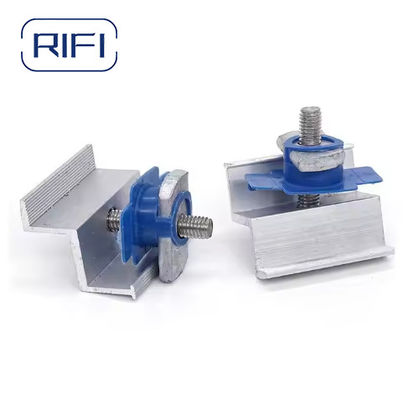 High Quality C Steel Rail MID And End Clamp Ground Steel Clamp