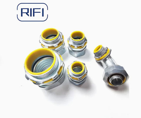 1/2" Hexagonal Thread Straight Liquid Tight Flexible Conduit Connector
