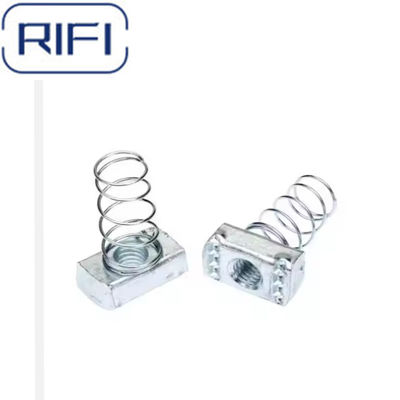 Fastener M10*8 Unistrut Nut M3 M6 M8 Steel Galvanized Channel Spring  Nut