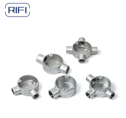 20mm/25mm  Electrical Malleable iron Circular Terminal Junction Box for Conduit Fittings
