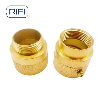 20mm 25mm Brass Male Adaptor With Screw C/W Locknut BS Standard Flexible Conduit Adaptors