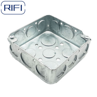 52151-1/2&3/4 Conduit Pipe Metal Junction Square Boxes 4"x4"