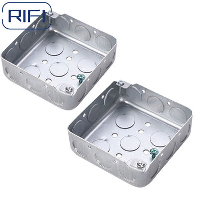 52151-1/2&3/4 Conduit Pipe Metal Junction Square Boxes 4"x4"