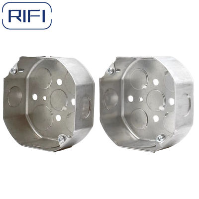 RIFI 54151-1/2&3/4 Drawn Octagon Boxes With Two Screw 4"x4" Octagonal Metal Boxes