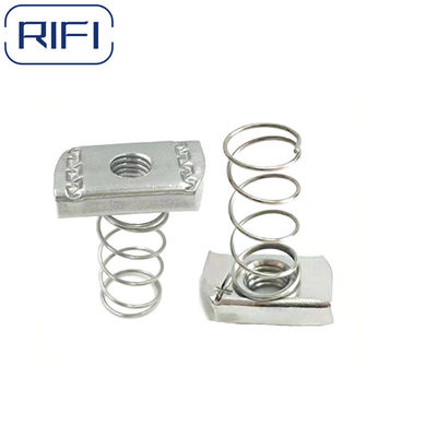 Hot Dip Galvanized Stainless Steel Unistrut With Spring Nut And Coating