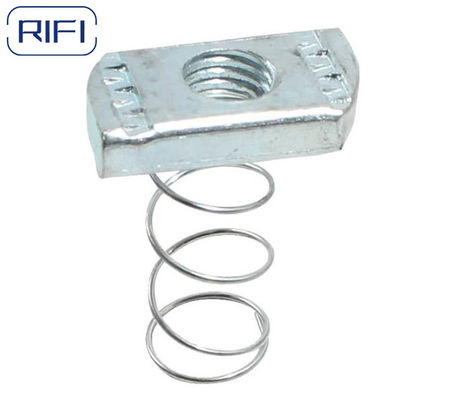 Electro Galvanizing Unistrut Channel Accessoires Spring Nut M6 M8 M10