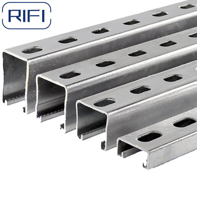 41x41mm 41x21mm Slotted Unistrut C Strut Channel Hot Dip Galvanized Carbon Steel