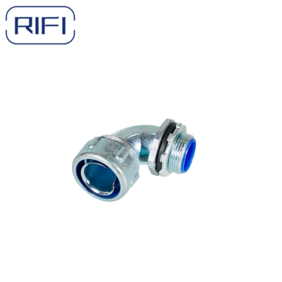 Straight PVC Coated Electrical Conduit Fittings Connectors For Flexible Conduit