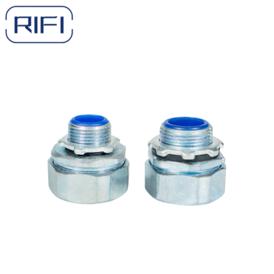Straight PVC Coated Electrical Conduit Fittings Connectors For Flexible Conduit