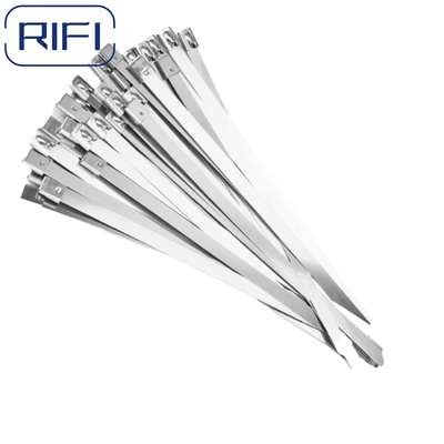 RIFI Naked 316 Stainless Steel Ball Self-lock Cable Tie 4.6x200mm
