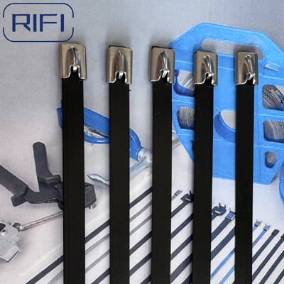Ss.316 Epoxy Coated Stainless Steel Ball Lock Type Cable Tie