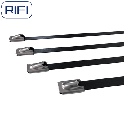 Ss.316 Epoxy Coated Stainless Steel Ball Lock Type Cable Tie