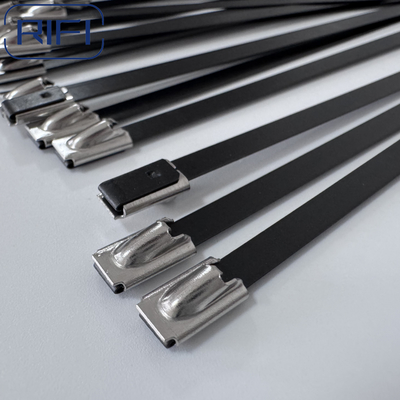 Ss.316 Epoxy Coated Stainless Steel Ball Lock Type Cable Tie