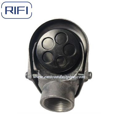 Galvanised Weatherproof EMT Conduit Cap with Set Screw for 1/2"-4" Service Entrance Clamp Type