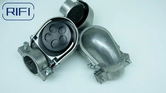 Galvanised Weatherproof EMT Conduit Cap with Set Screw for 1/2"-4" Service Entrance Clamp Type