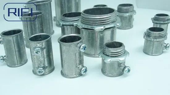 Zinc EMT Coupling 3/4 Inch Set Screw Type for Electrical Conduit Wiring