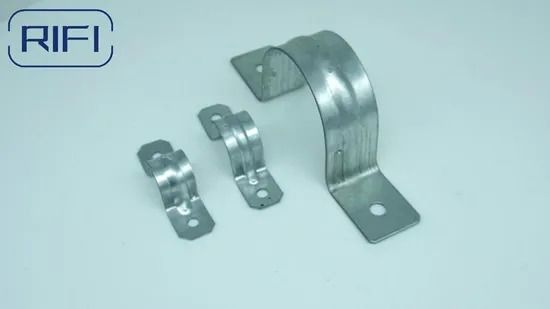 Galvanized Steel EMT One Hole Strap for 3/4" and 1" EMT Conduit with 1/2"-4" Size Range