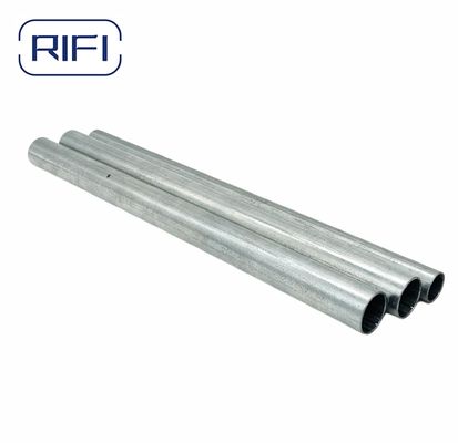 ANSI C80.3 EMT Conduit Pipe 1/2"-4" Galvanized Carbon Steel for Exposed and Concealed Work with Customizable Length and Small Bundle Packing